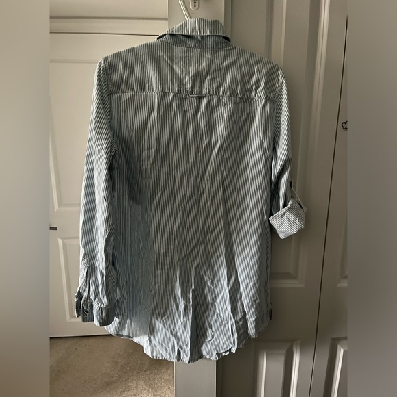 Esprit | Striped Long Sleeve Button Down Shirt | Size Small - Picture 5 of 6